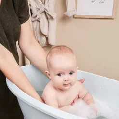 Luma Baignoire pour Bébé - Speckles Mint