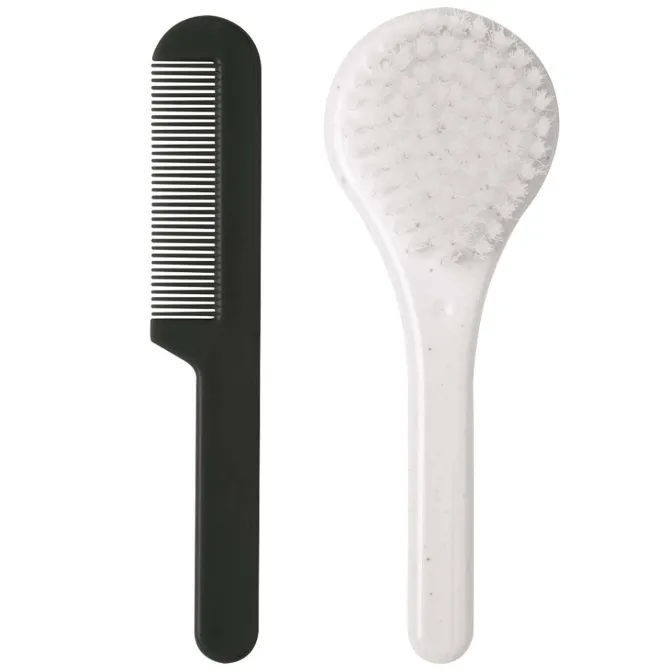 Luma Set Coiffure Brosse et Peigne Luma - Speckles White