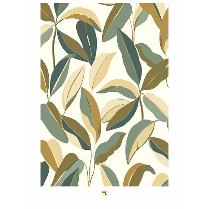 Maison Janette Affiche Louison Vert Evasion - 40 x 30 cm
