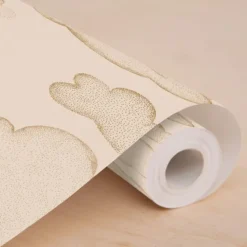 Maison Janette Papier Peint Leon - Pain d'Epice
