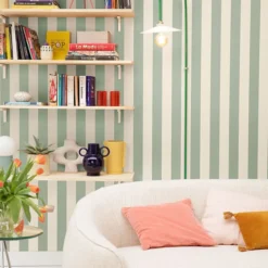 Maison Janette Papier Peint Octave - Vert Celadon