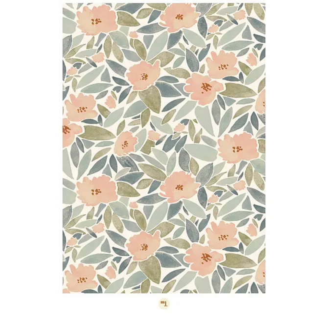 Maison Janette Petite Affiche Paulette Vert Evasion - 30 x 20 cm