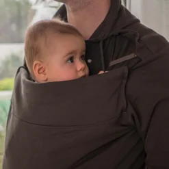 MAMA HANGS Hoodie Motherhood Fatherhood Olive - M/L