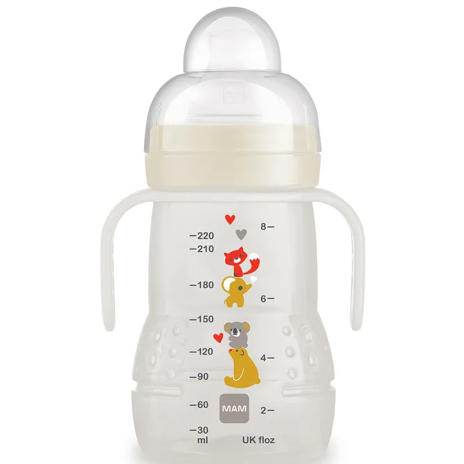 MAM Biberon de Transition Beige - 220 ml