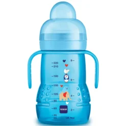 MAM Biberon de Transition Bleu - 220 ml
