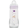 MAM Biberon Easy Active 2ème Âge Lilas - 330 ml
