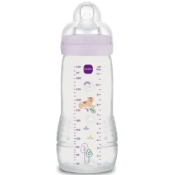 MAM Biberon Easy Active 2ème Âge Lilas - 330 ml