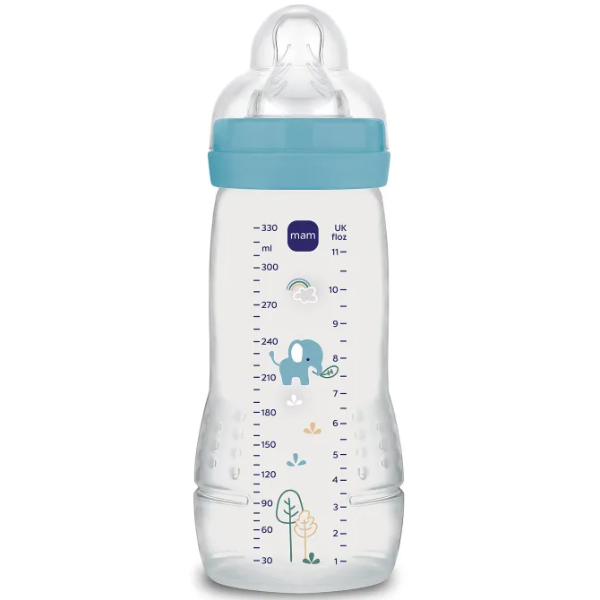 MAM Biberon Easy Active 2ème Âge Océan - 330 ml