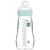 MAM Biberon Verre Colors Of Nature Bleu - 260 ml