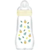 MAM Biberon Verre Colors of Nature Blanc - 260 ml
