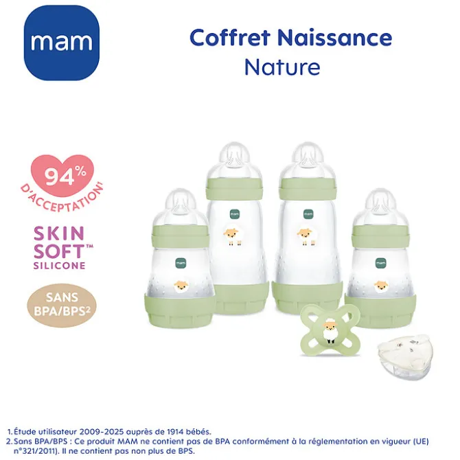 MAM Coffret Naissance Nature - 160 et 260 ml