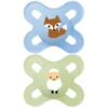 MAM Lot de 2 Sucettes Original Naissance Renard et Mouton - 0/2 Mois