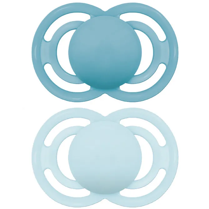 MAM Lot de 2 Sucettes Perfect Bleu - 6 Mois +