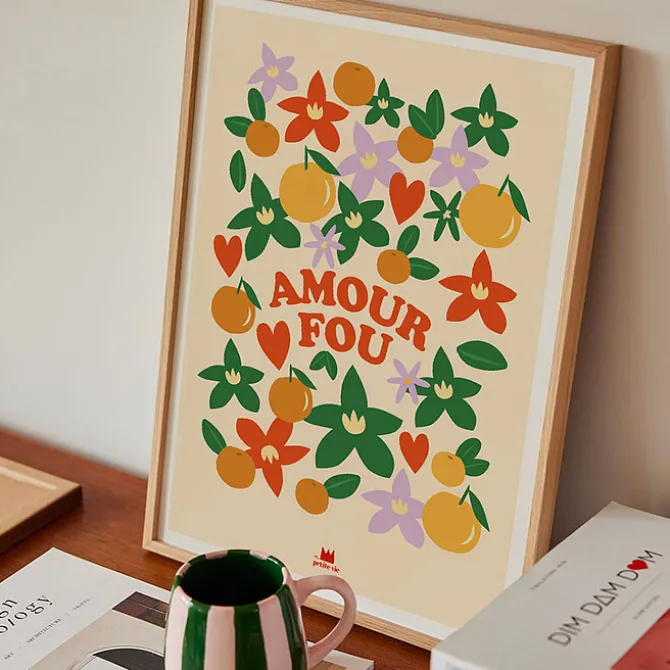 Ma petite vie Affiche Amour Fou - 40 x 30 cm