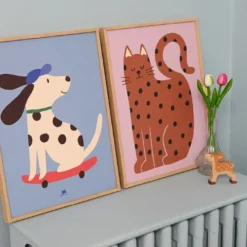 Ma petite vie Affiche Dalmatien - 40 x 30 cm