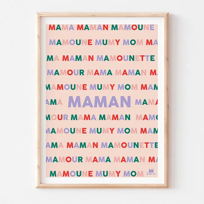 Ma petite vie Affiche Maman - 42 x 29,7 cm