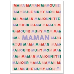 Ma petite vie Affiche Maman - 42 x 29,7 cm