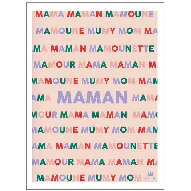 Ma petite vie Affiche Maman - 42 x 29,7 cm