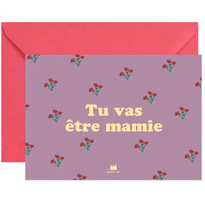 Ma petite vie Carte Tu Vas Etre Mamie