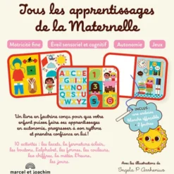 Marcel & Joachim Mon Livre d'Apprentissage Montessori