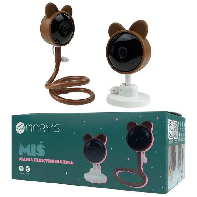 mary's Ecoute-bébé Wi-Fi - Brown Bear