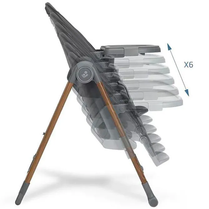 Maxi-Cosi Chaise Haute Ava Plus - Elegance Graphite