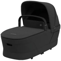 Maxi-Cosi Poussette Trio Fame Cabin - Siège Auto Coral Slide Pro i-Size Groupe 0+ - Nacelle Fame Cabin - Sangle de Transport Coral Slide Pro - Adaptateur Fame Coral Slide Pro - Onyx Black