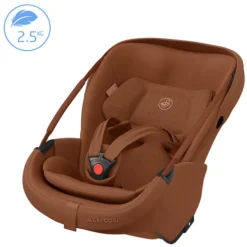Maxi-Cosi Siège Auto Coral Slide Pro i-Size Groupe 0+ - Copper Terra