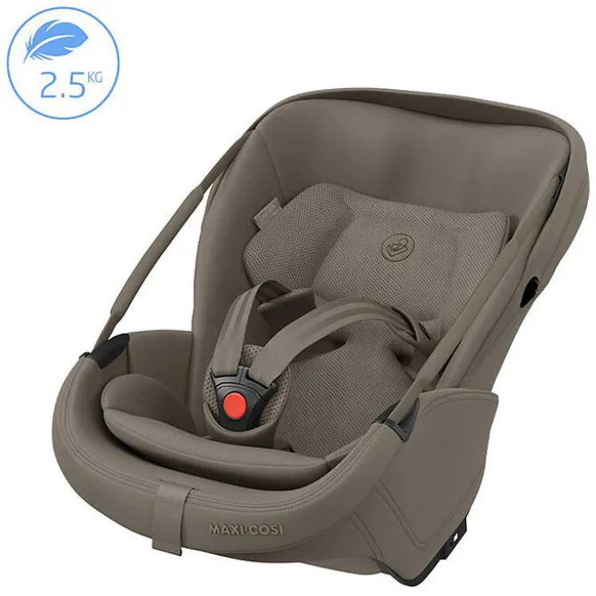 Maxi-Cosi Siège Auto Coral Slide Pro i-Size Groupe 0+ - Oak Truffle