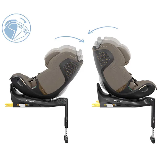 Maxi-Cosi Siège Auto Emerald 360 Pro i-Size Groupe 0/1/2/3 - Authentic Truffle