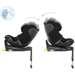 Maxi-Cosi Siège Auto Emerald 360 Pro i-Size Groupe 0/1/2/3 - Authentic Black