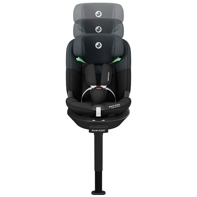 Maxi-Cosi Siège Auto Emerald 360 S i-Size Groupe 0/1/2/3 - Tonal Black