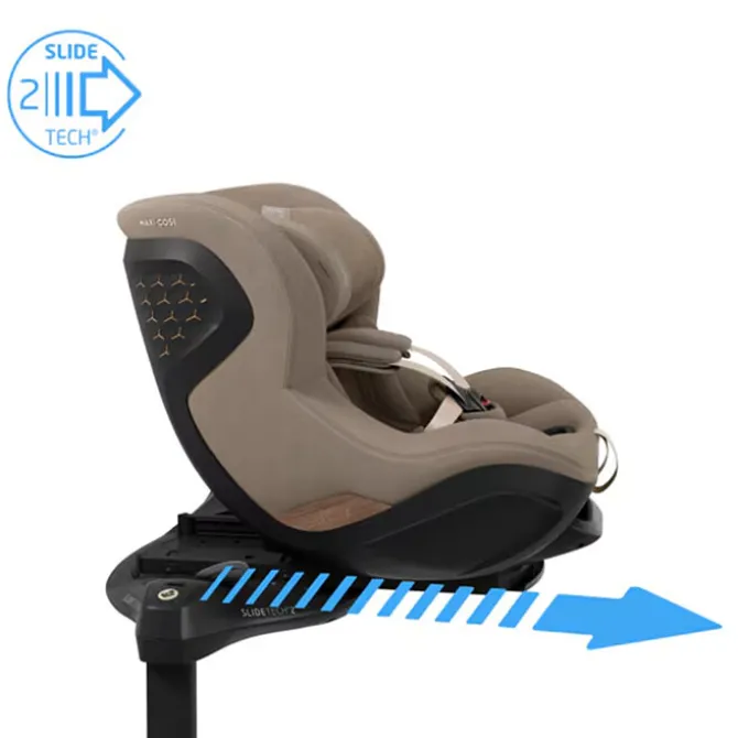 Maxi-Cosi Siège Auto Mica Slide Pro i-Size Groupe 0+/1 - Authentic Truffle