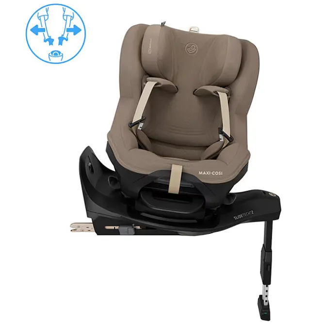 Maxi-Cosi Siège Auto Mica Slide Pro i-Size Groupe 0+/1 - Authentic Truffle