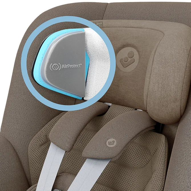 Maxi-Cosi Siège Auto Pearl 360 Pro i-Size Groupe 0+/1 - Authentic Truffle