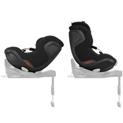 Maxi-Cosi Siège Auto Pearl Slide Pro i-Size Groupe 0+/1 - Authentic Black