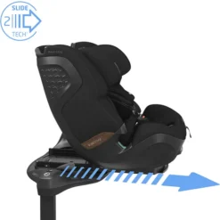 Maxi-Cosi Siège Auto Pearl XL Slide Pro i-Size Groupe 1/2/3 - Authentic Black