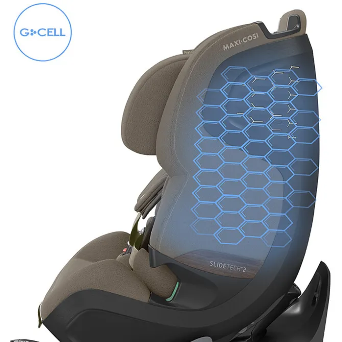Maxi-Cosi Siège Auto Pearl XL Slide Pro i-Size Groupe 1/2/3 - Authentic Truffle