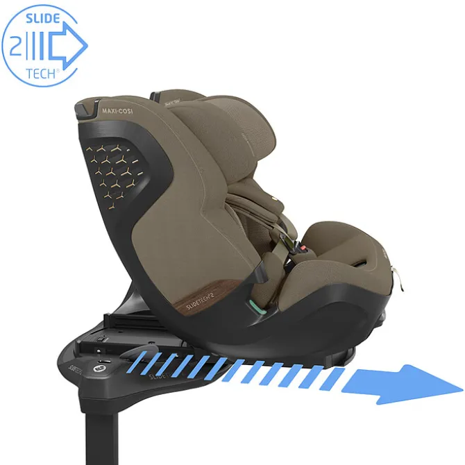 Maxi-Cosi Siège Auto Pearl XL Slide Pro i-Size Groupe 1/2/3 - Authentic Truffle