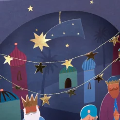 Meri Meri Calendrier de l'Avent Crèche en Papier