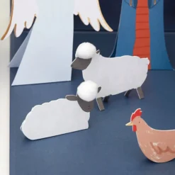 Meri Meri Calendrier de l'Avent Crèche en Papier