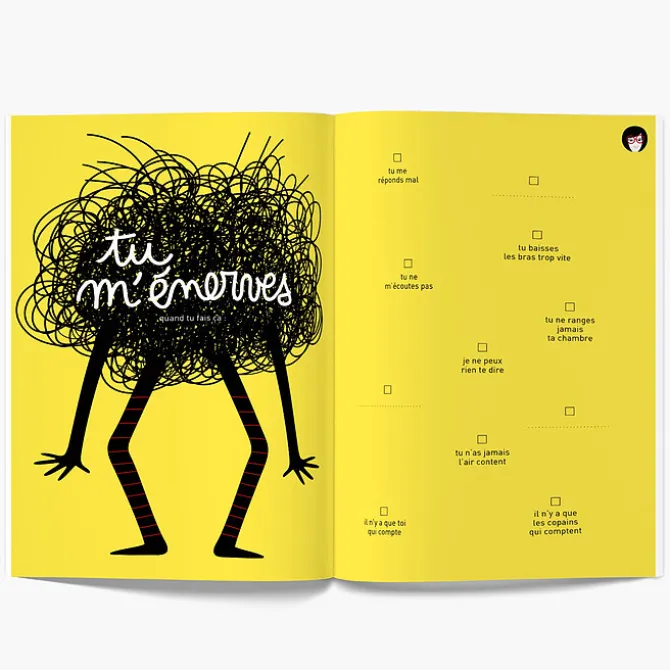 Minus Editions Livre à Compléter Telle Mère, Tel Fils