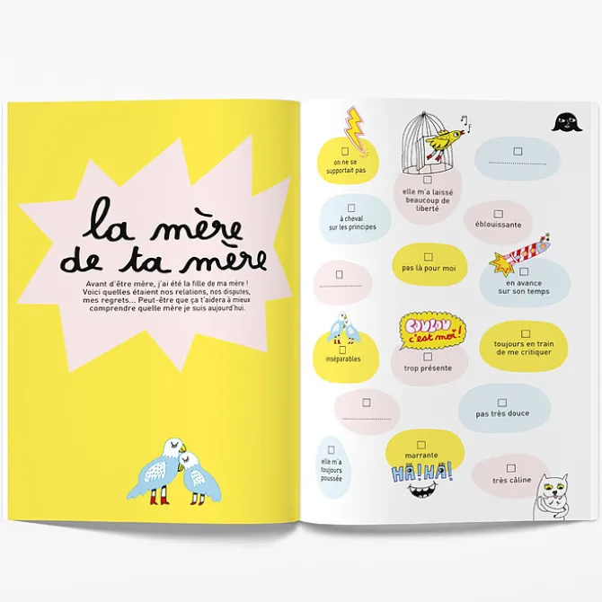 Minus Editions Livre à Compléter Telle Mère, Telle Fille
