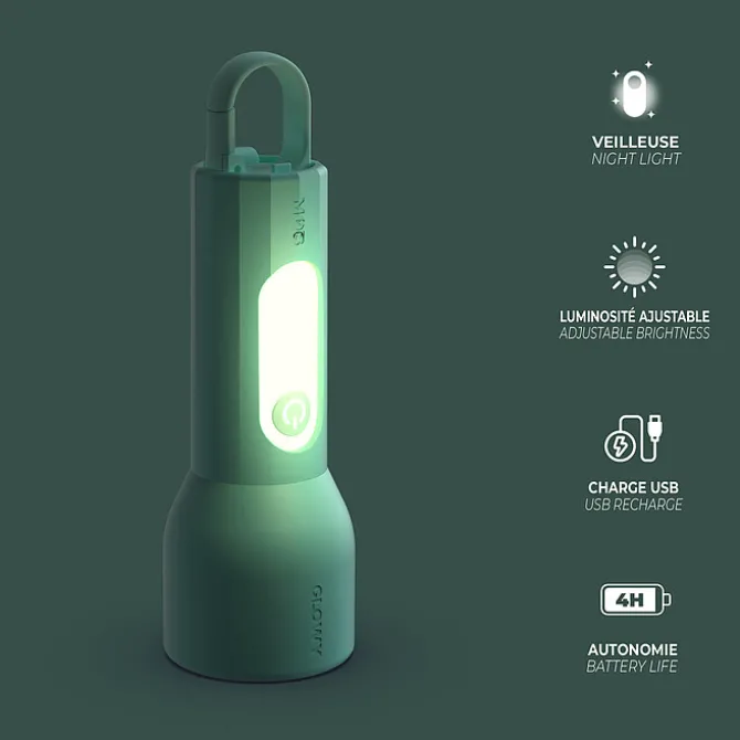 MOB Lampe Torche Glowy - Bleu