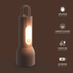 MOB Lampe Torche Glowy - Rose