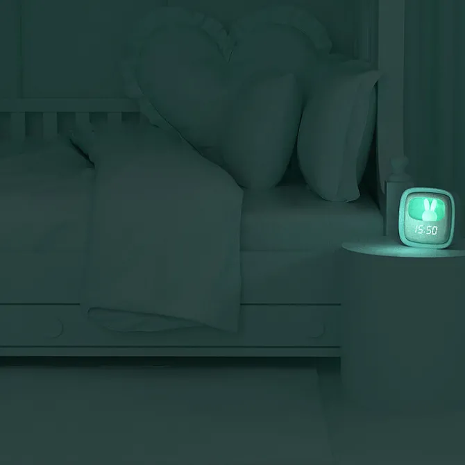 MOB Réveil Veilleuse Billy - Turquoise