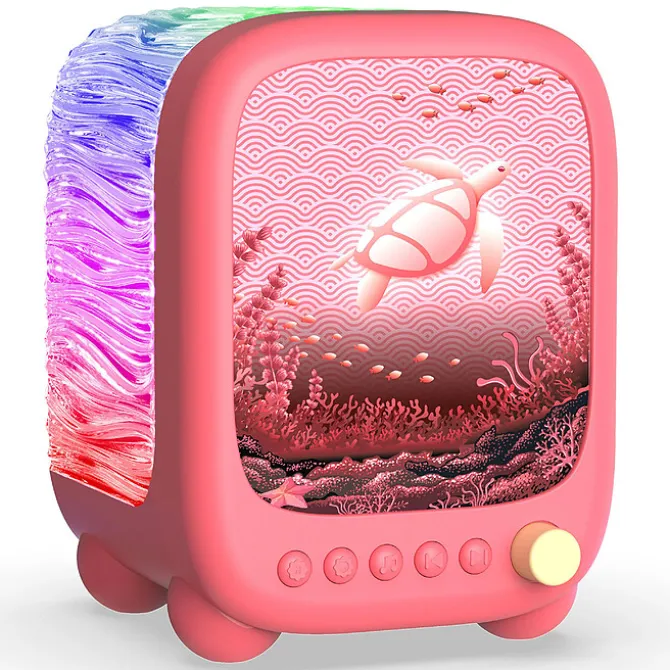 MOB Veilleuse Aquatique et Enceinte Wavy Light - Coral