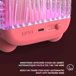 MOB Veilleuse Aquatique et Enceinte Wavy Light - Coral