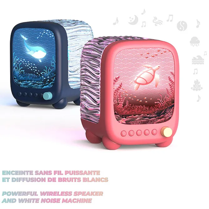 MOB Veilleuse Aquatique et Enceinte Wavy Light - Abyss
