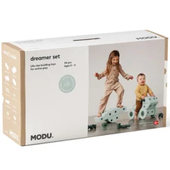 MODU Jeu de Construction Evolutif Dreamer - Ocean Mint & Forest Green